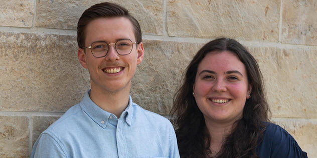 Malte Scholz und Annabel Baumgardt