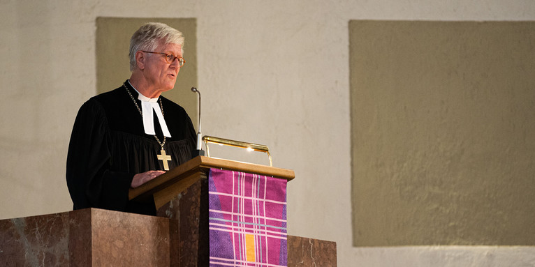 Landesbischof Heinrich Bedford-Strohm predigt in St. Matthäus , © Minkus