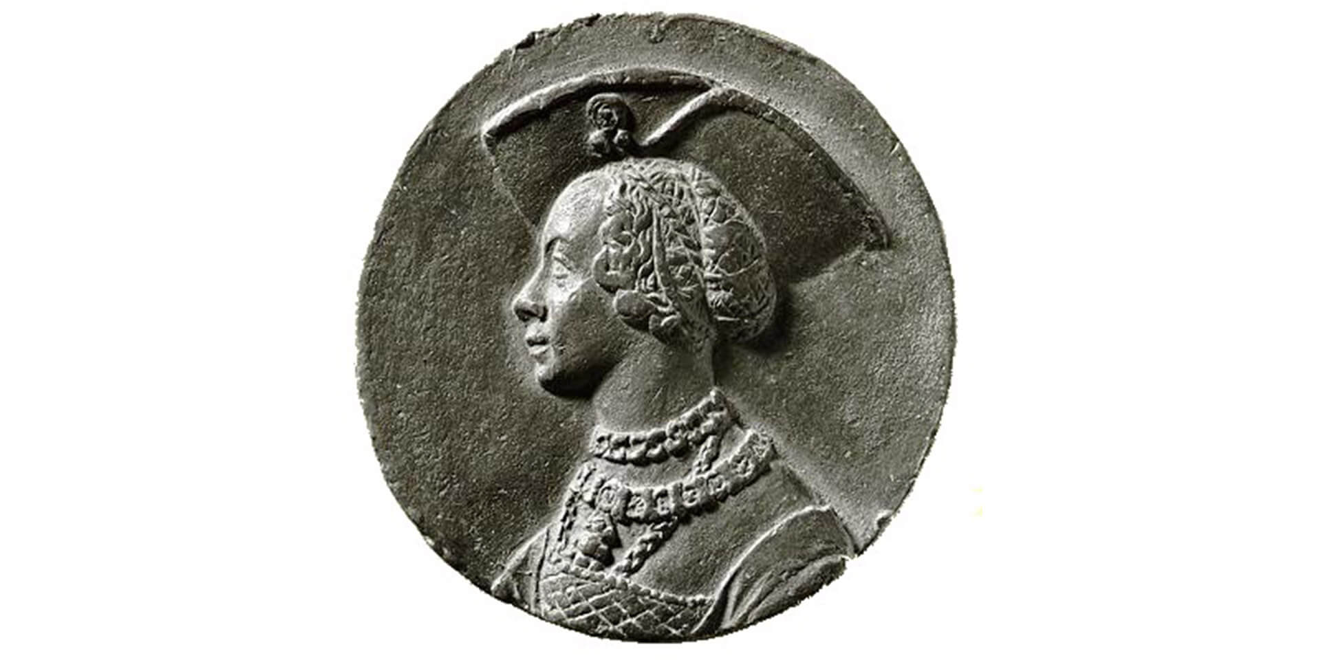 Argula von Grumbach auf einer Portraitmedaille, um 1520. Argula von Grumbach