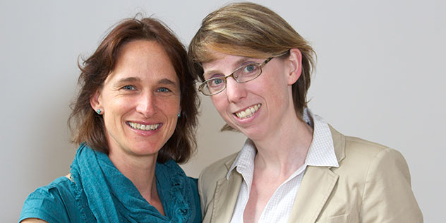 Referentinnen für Presse- und Öffentlichkeitsarbeit/Publizistik Andrea Seidel und Anne Lüters, Bild: © ELKB