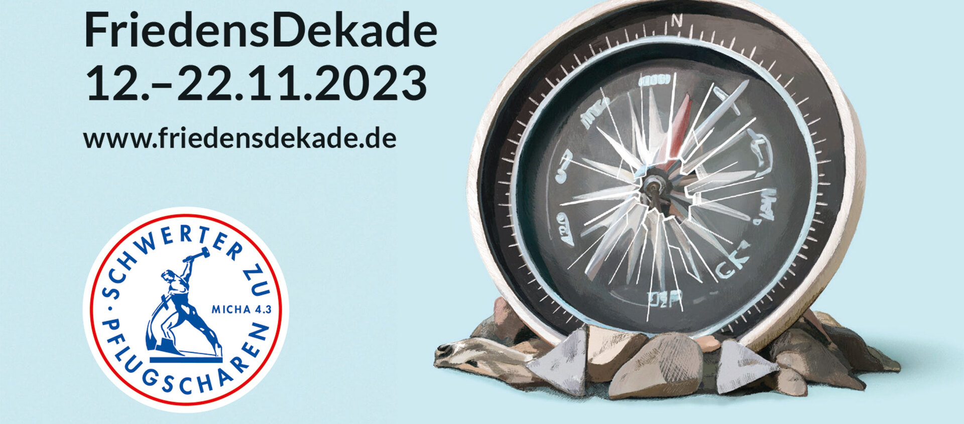 Seit über 40 Jahren engagiert sich die Ökumenische FriedensDekade für Gerechtigkeit, Frieden und die Bewahrung der Schöpfung. 