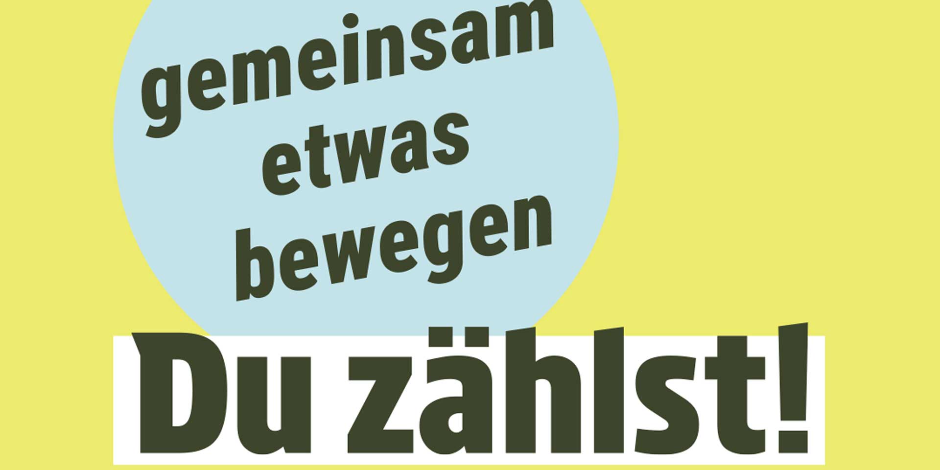 Jeder kann helfen – kleine und große Schritte zählen.