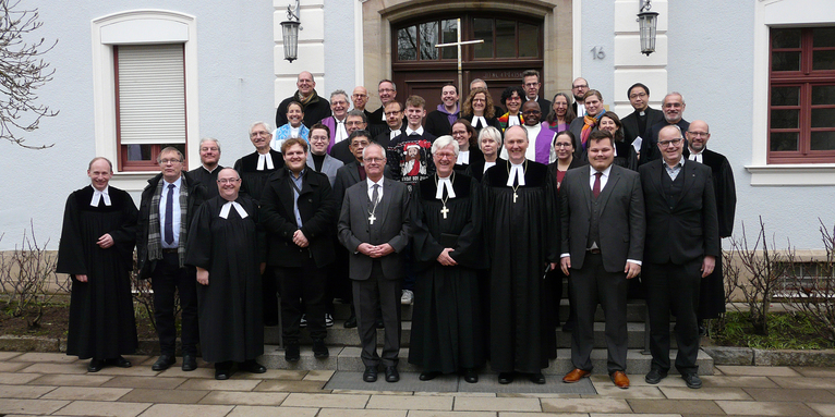 Gruppenfoto vor dem Festgottesdienst, © Weitz/Wagner