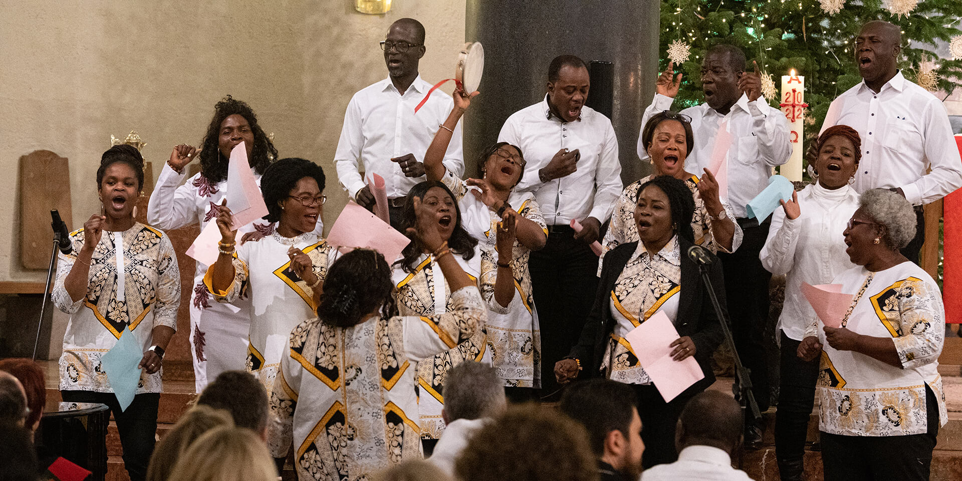 Der African Choir der methodistischen Peace Church.