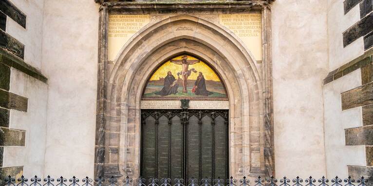 An diesem Tag soll Luther seine 95 Thesen an die Tür der Schlosskirche in Wittenberg genagelt haben, um auf Missstände in der Kirche hinzuweisen und eine Reformation einzuleiten., © GettyImages