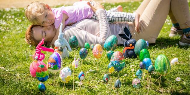 An Ostern die Schönheit des Lebens feiern.