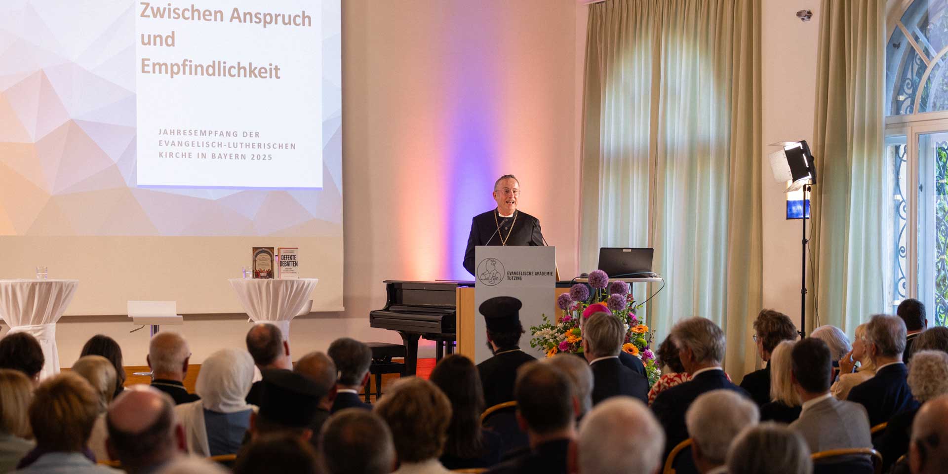 Bischof Kopp lud zum Jahresempfang der Landeskirche in Tutzing. Bischof Kopp lud zum Jahresempfang der Landeskirche in Tutzing.