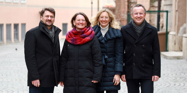 Klaus Schlicker, Dr. Gabriele Hoerschelmann, Dr. Nina Lubomierski und Christian Kopp stellen sich am 27. März 2023 zur Wahl für das Bischofsamt.