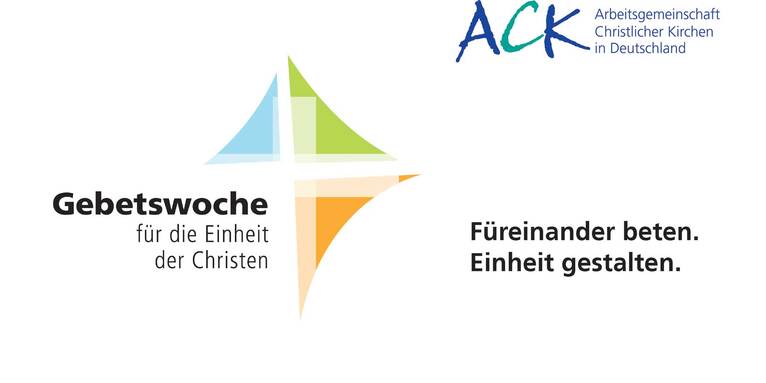 Motto: «Ein Leib und ein Geist, wie ihr auch berufen seid zu einer Hoffnung in eurer Berufung» (Eph 4,4), &copy; ACK