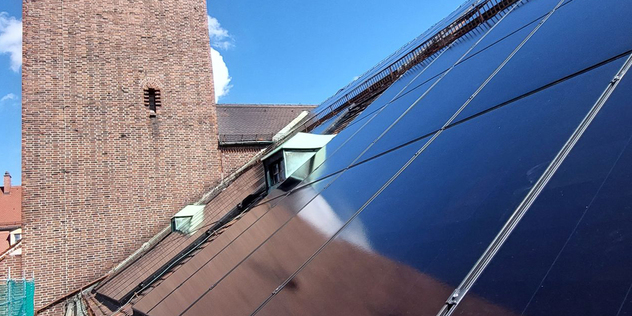 Solaranlage: Ein geschütztes Kirchendach wird zur Stromquelle