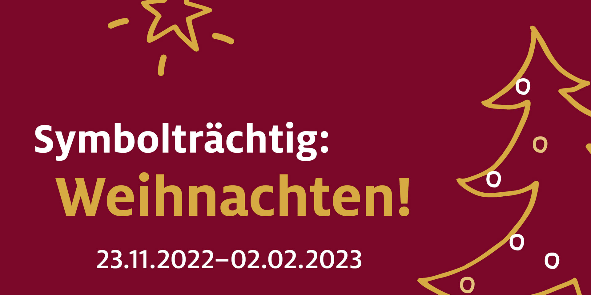 Die Ausstellung „Symbolträchtig: Weihnachten!“ zeichnet die Zusammenhänge der Entstehung der neutestamentlichen Weihnachtsgeschichten und des Weihnachtsfestes nach.