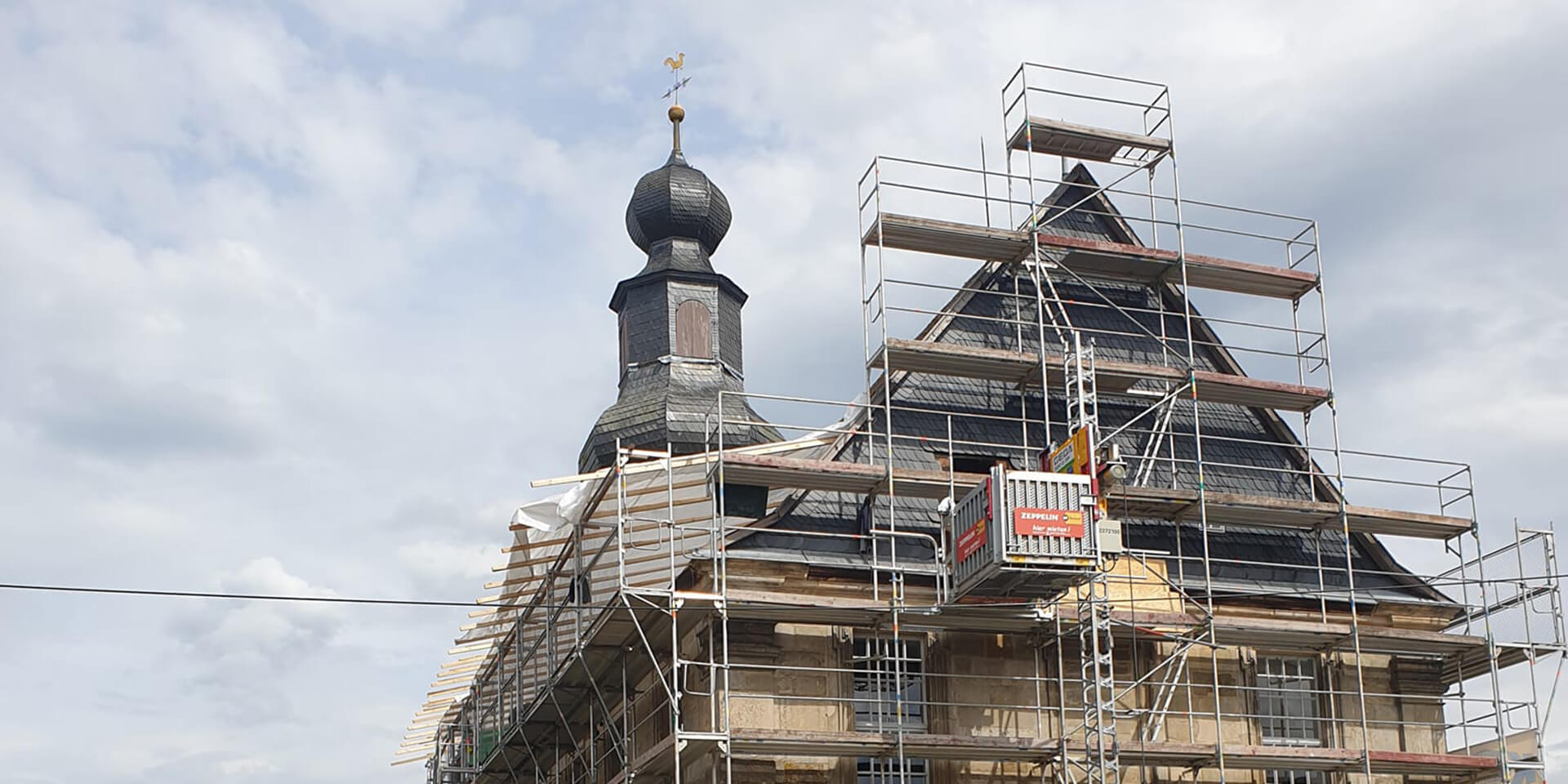 Marienkirche Watzendorf Sanierung des Dachstuhls