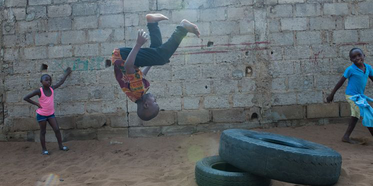 Mosambik Maputo Schulzentrum Kinder spielen