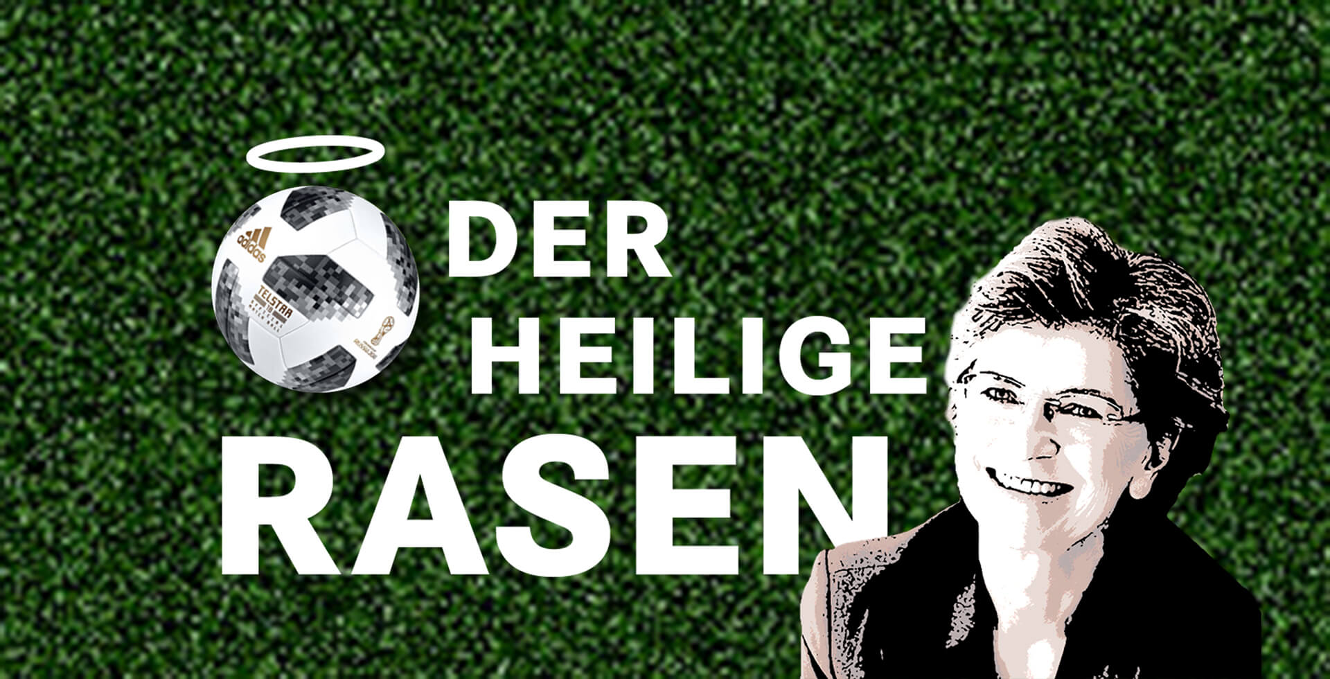 Titelbild chrismon-Blog 'Der heilige Rasen' zur Fußball Europameisterschaft