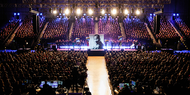 Uraufführung des Musicals „Martin Luther King – Ein Traum verändert die Welt“ in Essen.