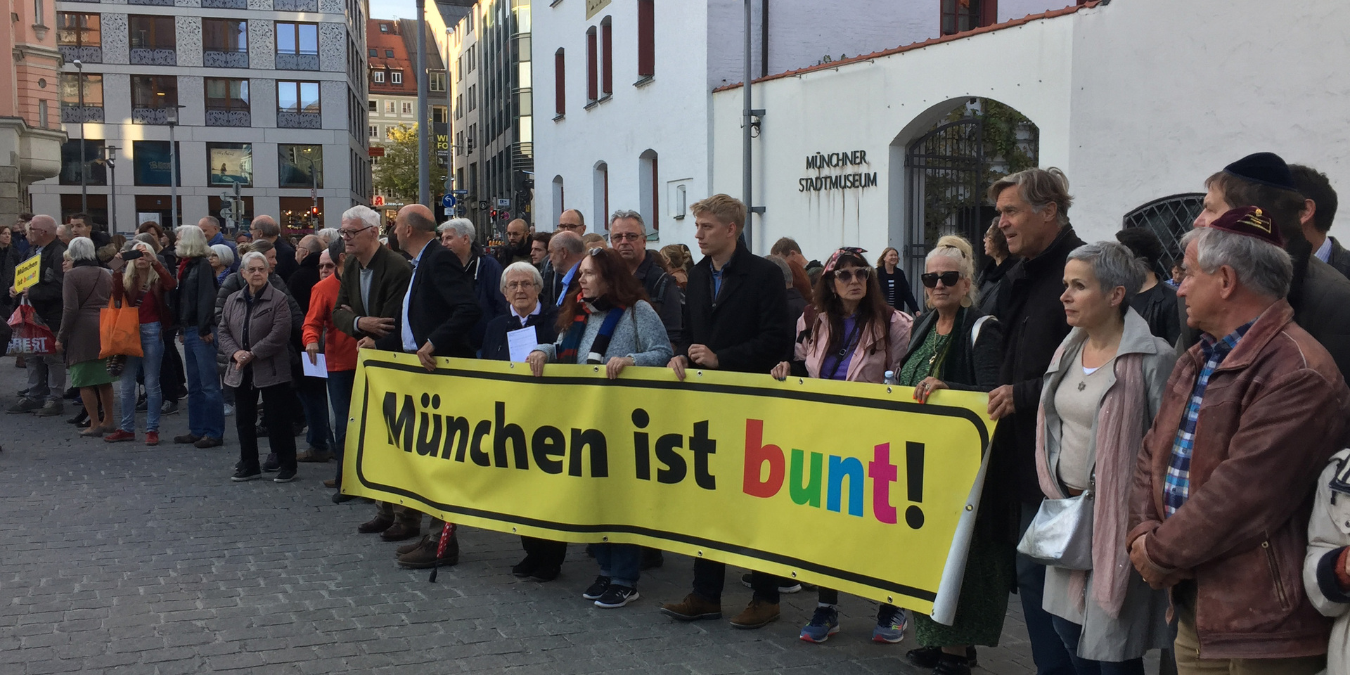 Menschenkette in München