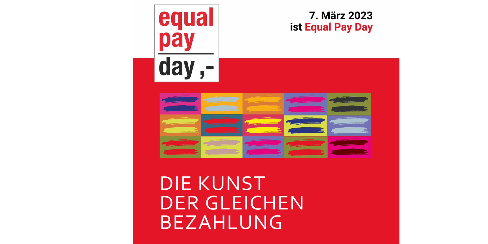 Kampagnenbild Equal Pay Day 2023