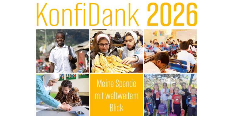 KonfiDank hilft Kindern weltweit., &copy; ELKB