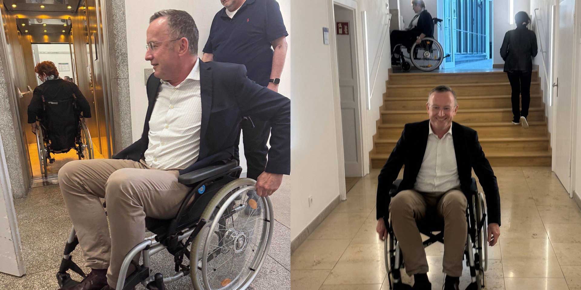 Für den Landesbischof ist die Teilhabe von Menschen mit Behinderung schon immer eine Herzensangelegenheit. Für den Landesbischof ist die Teilhabe von Menschen mit Behinderung schon immer eine Herzensangelegenheit.