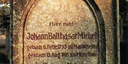 Grabstein von Johann Balthasar Michel